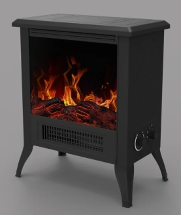 Image of Warm Living Freestanding Electric Fireplace and Stove Heater