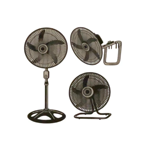 Image of QFX 18 inch Multifunctional 5 Blade 3 IN 1 Fan (Stand + Desk + Wall Fan)