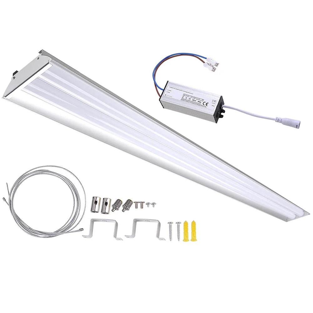 Image of Yescom 40w LED Shop Light Fixture 2-Lamp 4500LM White