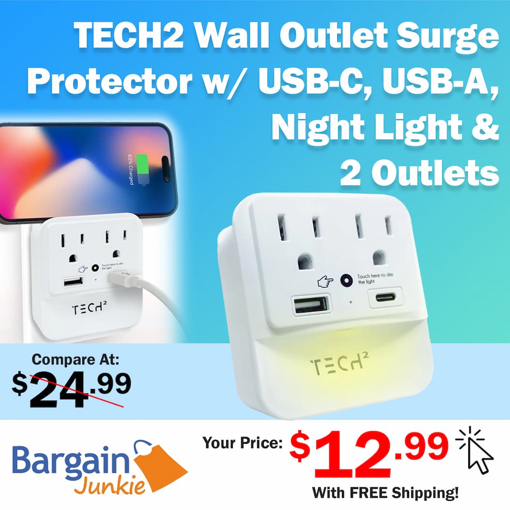 https://www.bargainjunkie.com/products/tech-multi-plug-wall-outlet-surge-protector-with-usb-ports-night-light-2-outlet-extender-with-2-usb-ports-1-usb-c-power-strip-with-adapter-spaced-outlets-for-home-travel-office-white