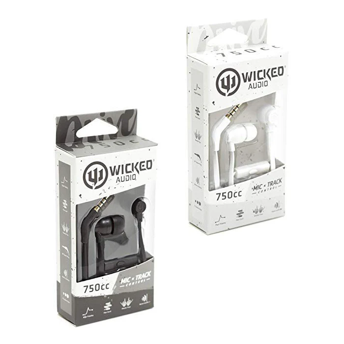 Image of Wicked Audio Drive 750cc Earbuds with Enhanced Bass