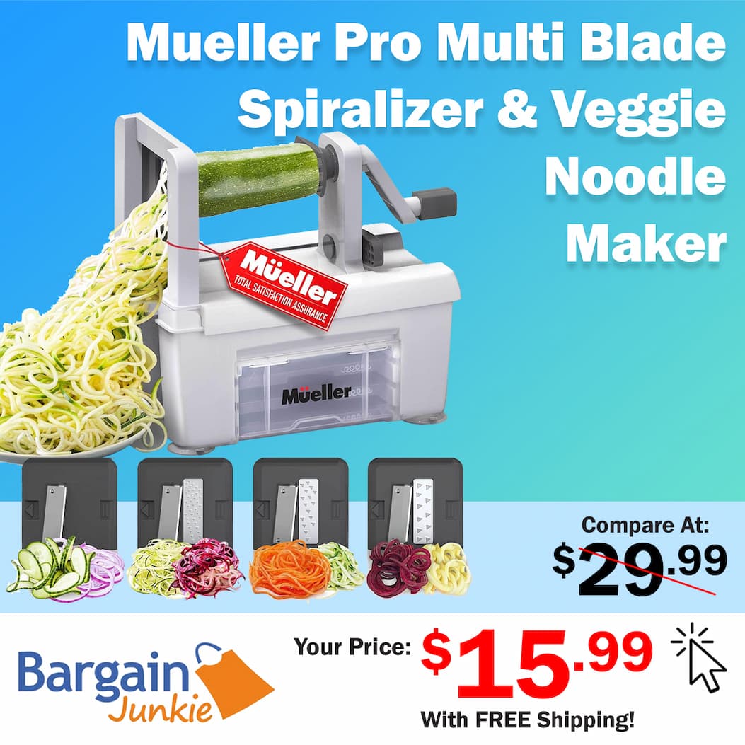 https://www.bargainjunkie.com/products/mueller-pro-multi-blade-spiralizer-slicer-chopper-dicer