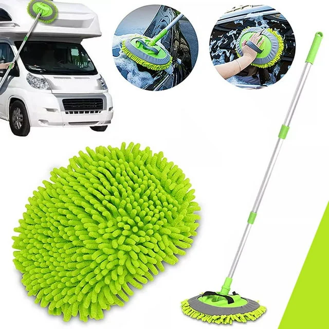 Image of Route Auto Car Cleaning Microfiber Washing Mop Brush 