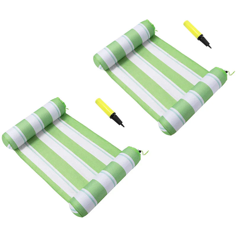 Image of JOYIN Inflatable Hammock Pool Lounger, 2 Pack
