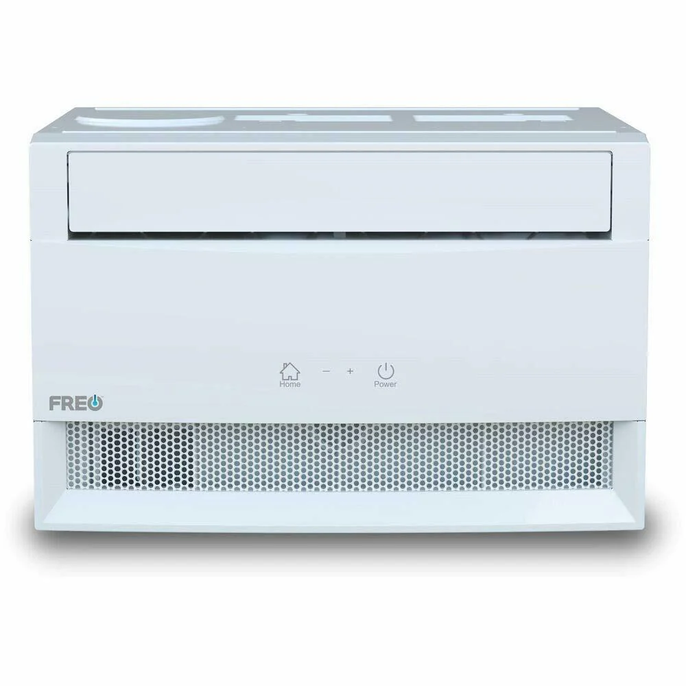 Image of Freonic 6,000 BTU 250 sq. ft. Window Air Conditioner & Dehumidifier with Remote, White, FHCW061ABE