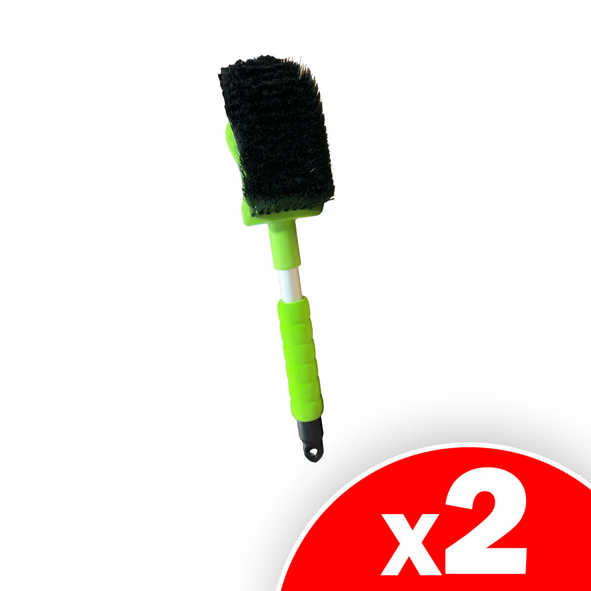 Image of Route Auto 16in Car Cleaning Brush, Green, 2 Pack