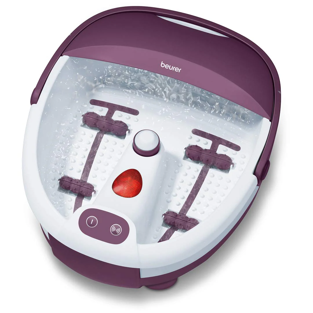Image of Beurer FB21 Bubble Foot Spa with Vibration Massage & Pedicure Attachments