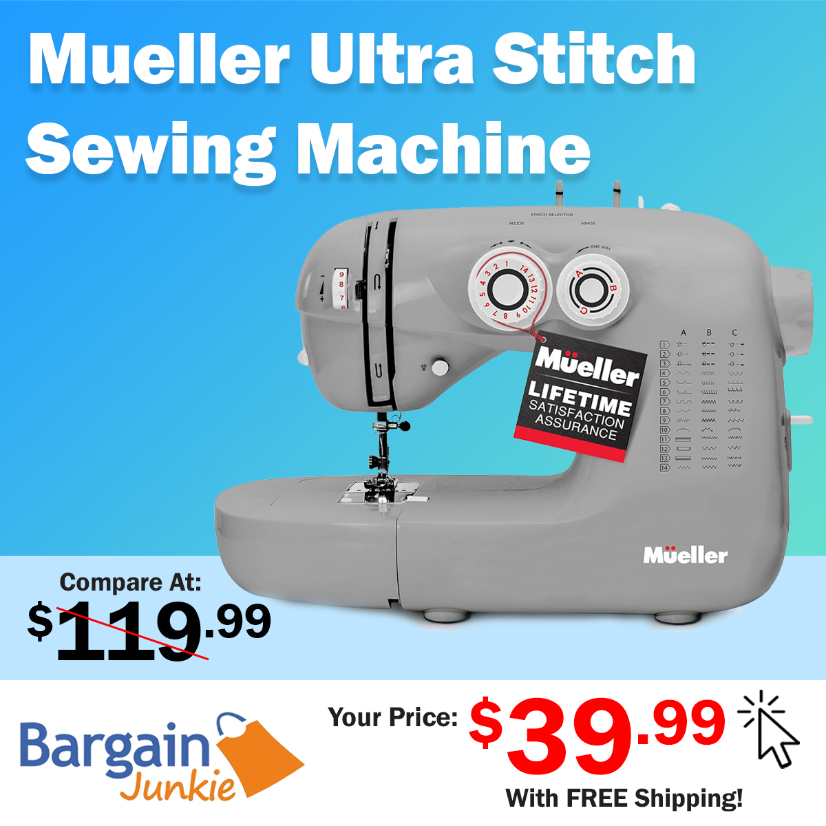 https://www.bargainjunkie.com/products/mueller-ultra-stitch-sewing-machine-110-stitch-applications-led-light-foot-pedal-reverse-buttonhole-button-and-zipper-sewing-easy-to-use-thread-cutter-removable-accessories-storage-grey