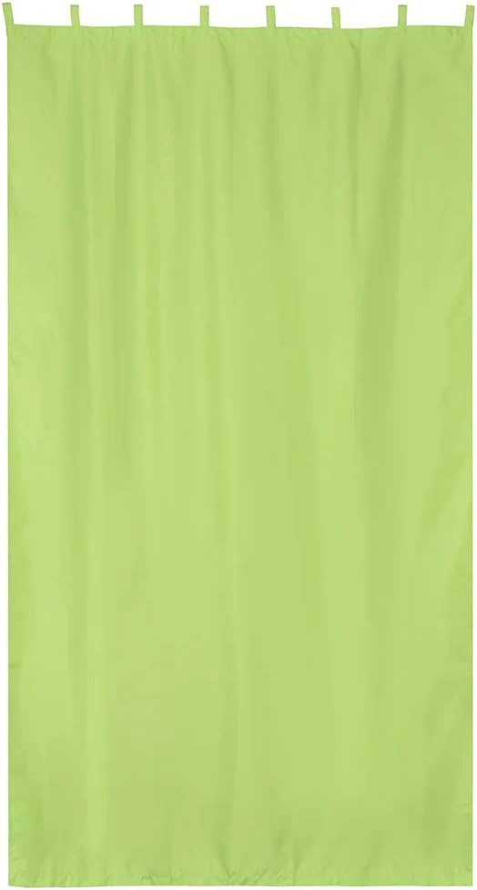 Image of Yescom 54"x120" Outdoor Detachable Sticky Curtain Panel Tab Top Drape Privacy, Green Glow, 54"W x 120"L (Pack of 1)