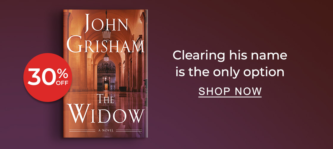 [30% OF] [The Widow by John Grisham] Clearing his name is the only option - SHOP NOW