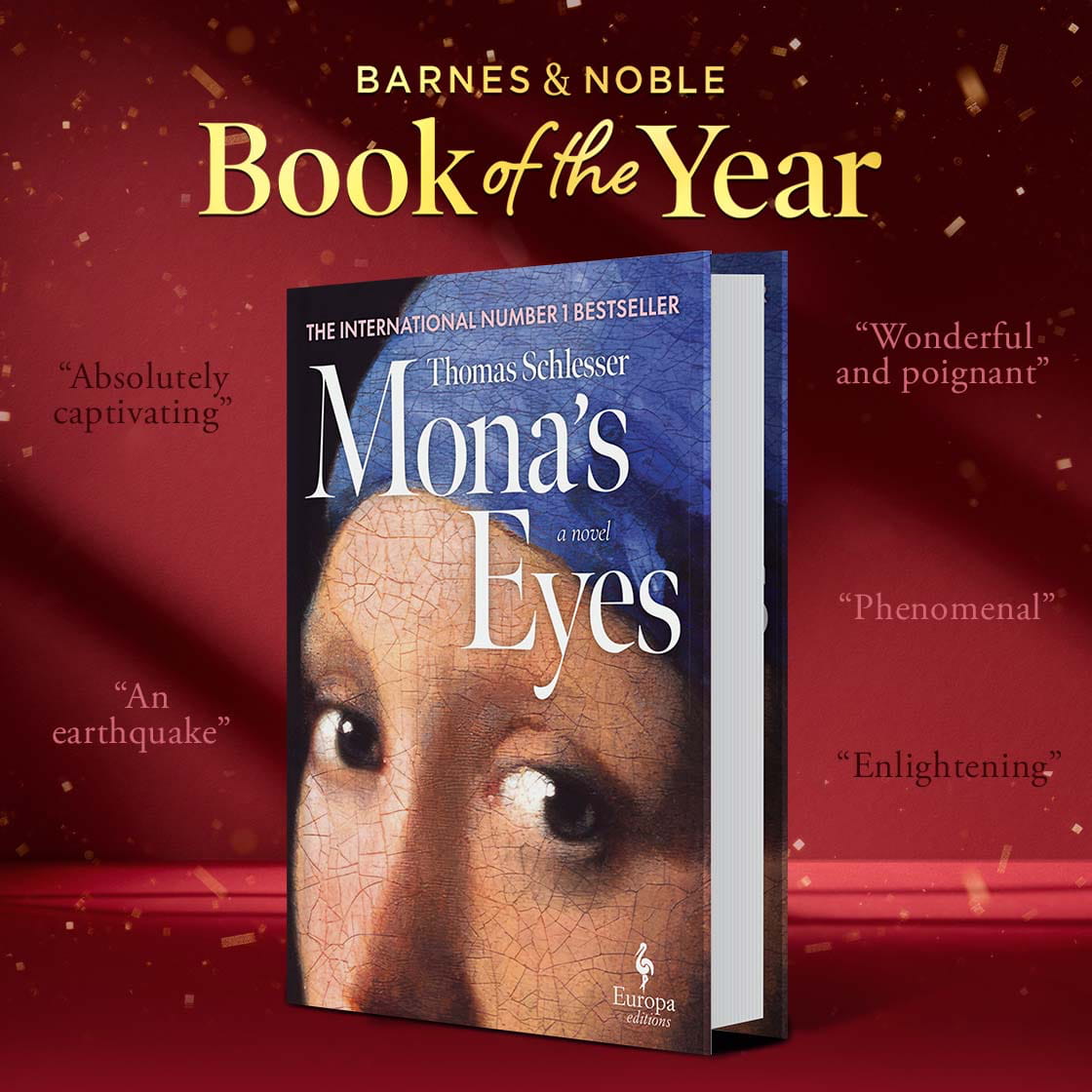 Barnes & Noble Book of the Year | Mona's Eyes by Thomas Schlesser