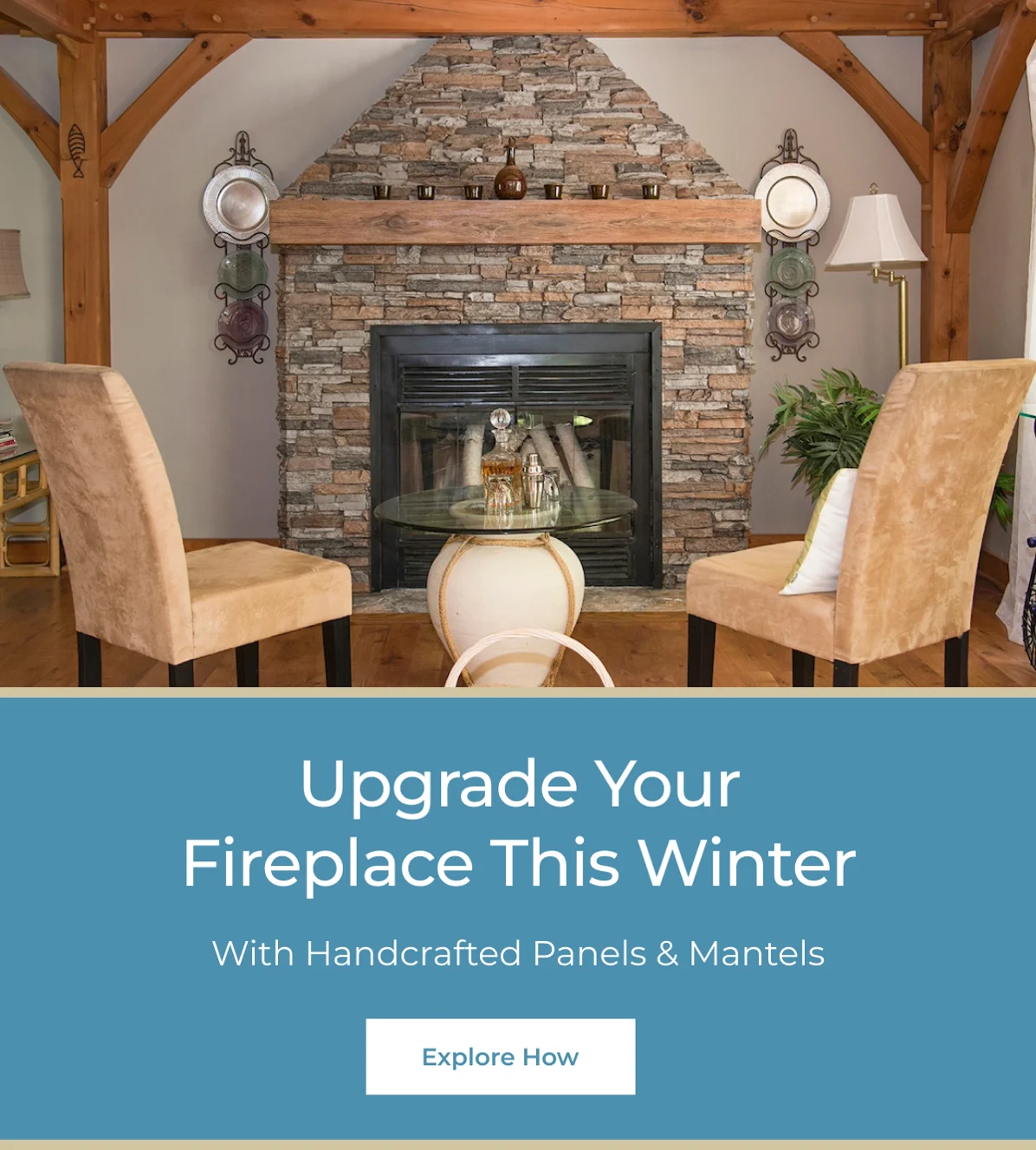 Upgrade Your Fireplace This Winter With Handcr