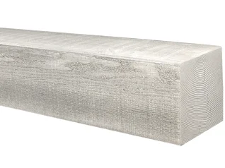 Resawn Faux Wood Mantel Whitewash