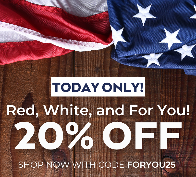 Save 20% off with code FORYOU25