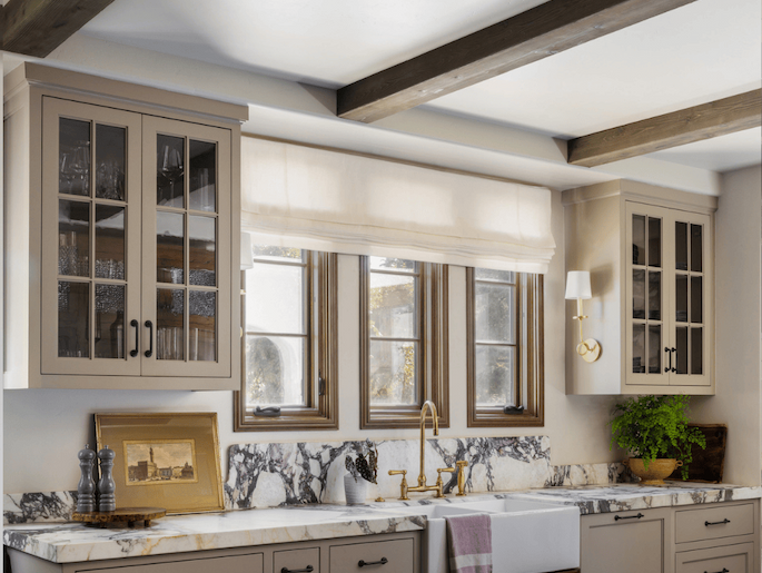 faux wood beams by Barron Designs