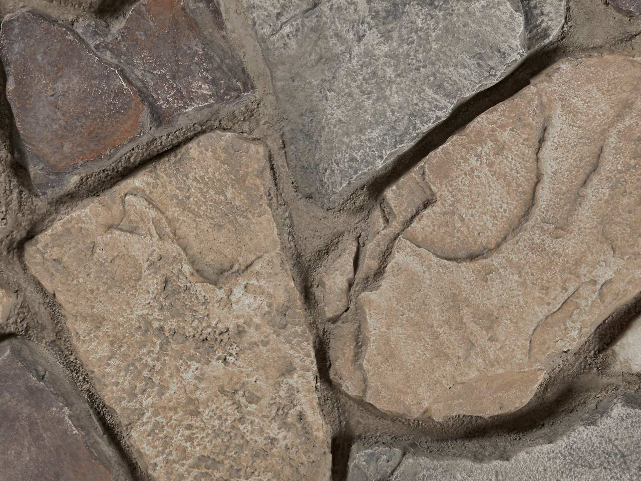 Image of Anson Fieldstone Faux Stone Wall Panel - Tall