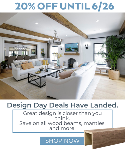 20% off at Barron Designs. Shop all wood beams, wall panels and more!