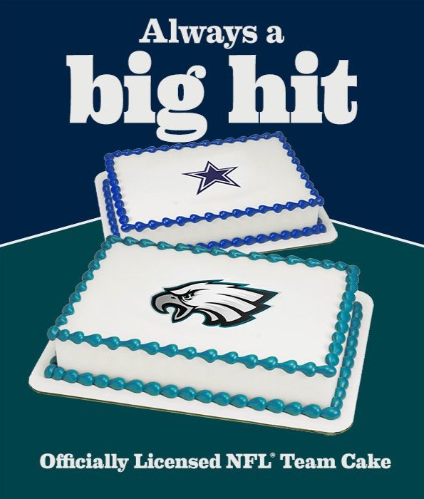 Officially Licensed NFL® Team Cake “Always a big hit