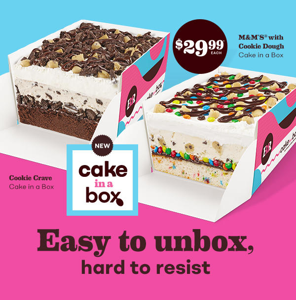 Cake in a Box “Easy to unbox, hard to resist