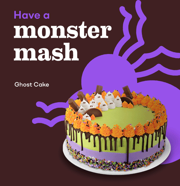 Zombie Unicorn Cake, Ghost Cake & Halloween OREO® Cookie Cake “Have a monster mash