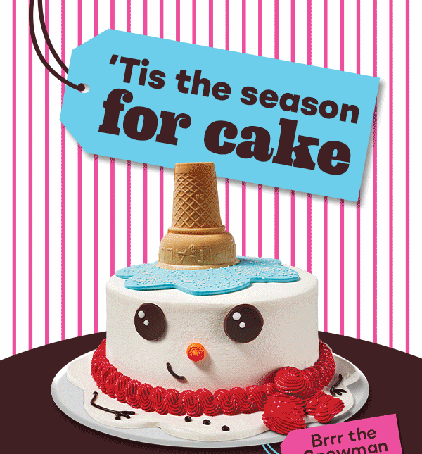 Brrr the Snowman Cake. ’Tis the season for cake.