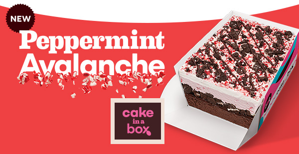 NEW Peppermint Avalanche Cake in a Box