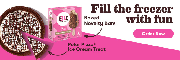 Polar Pizza Ice Cream Treat and Boxed Novelty Bars. Fill the freezer with fun.
