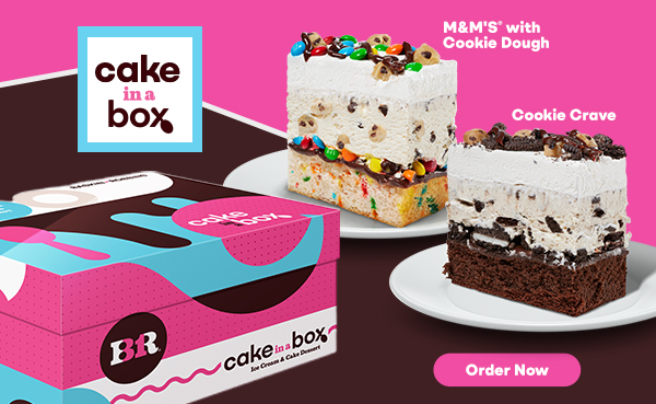 Cookie Crave & M&M’S® with Cookie Dough Cake in a Box
