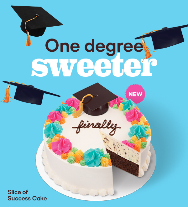 Slice of Success Cake. One degree sweeter.