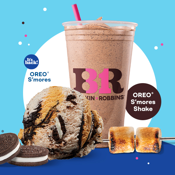 “It’s back! OREO® S’mores & new OREO® S’mores Shake”