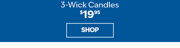 $19.95 3 wick candles. Shop