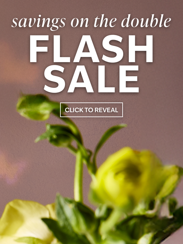  Savings on the double. Flash Sale. Click to Reveal.