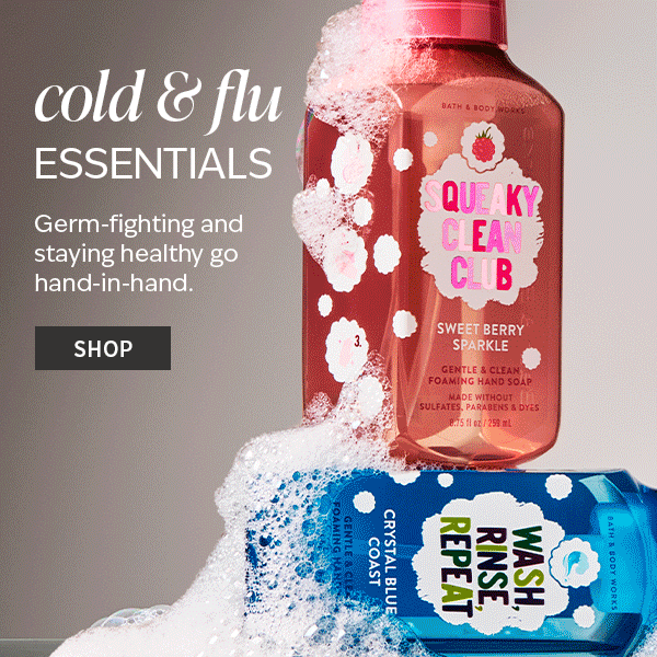 Cold & Flu essentials. Germ fighting and staying healthy go hand in hand. SHOP
