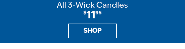 $11.95 all 3 wick candles. Shop