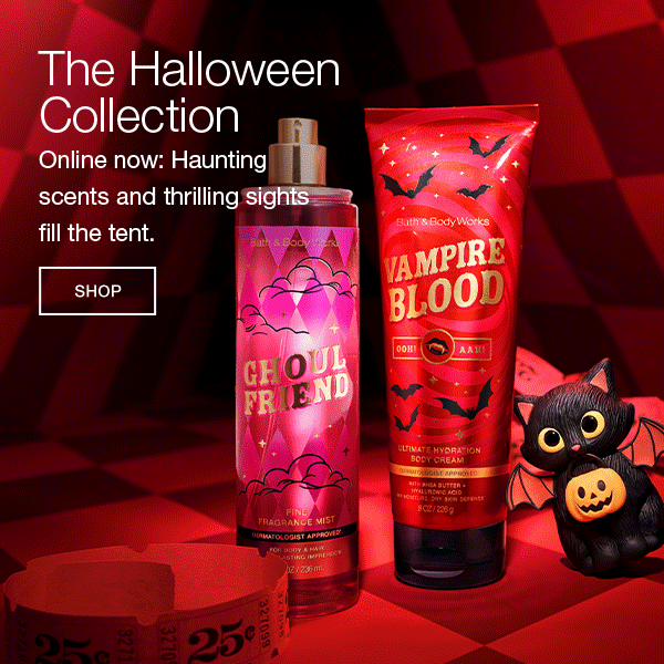 The Halloween Collection. Online now. SHOP