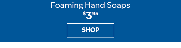 $3.95 Foaming Handsoaps. SHOP