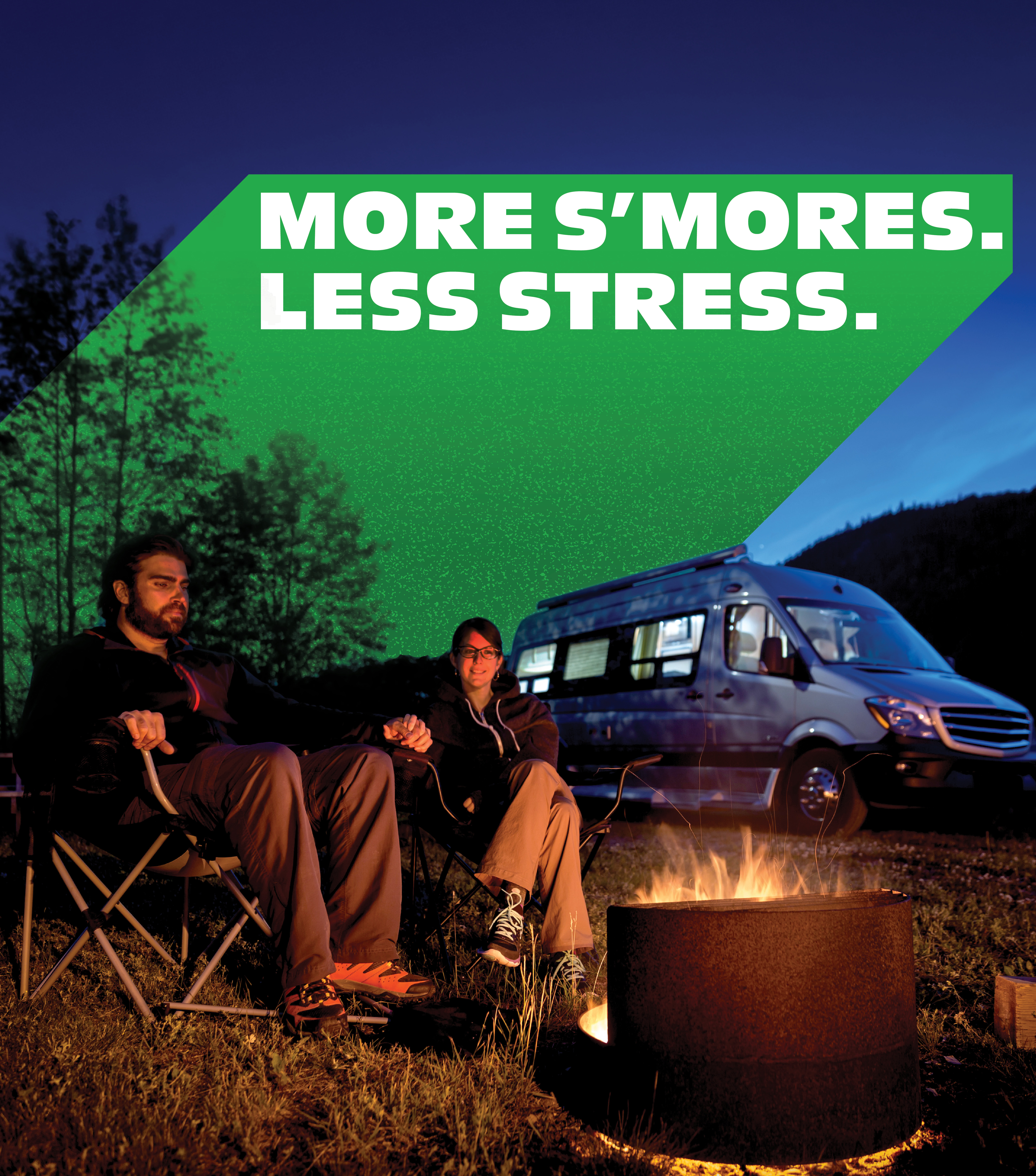 More S'mores. Less Stress.
