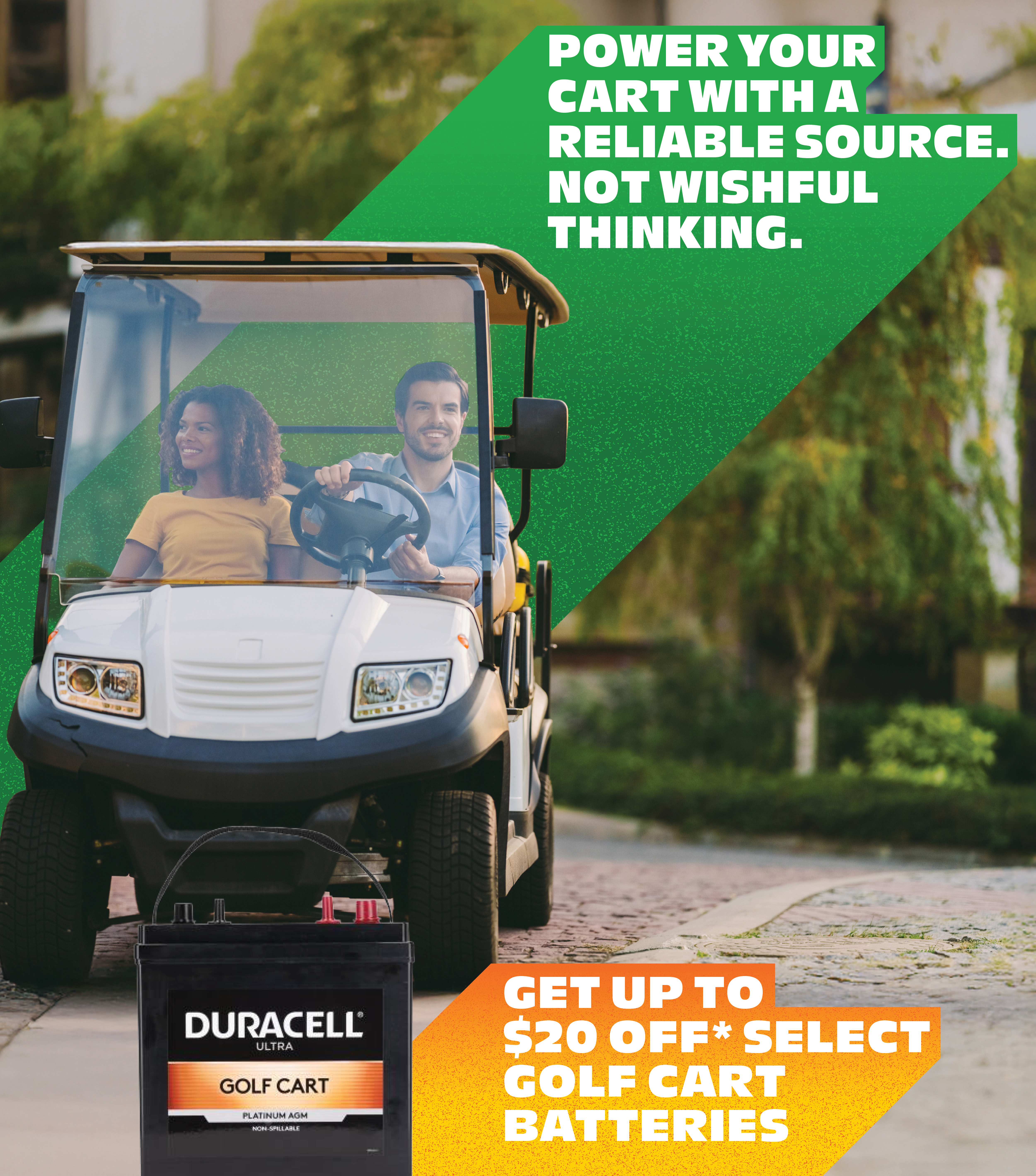 Power Your Cart With A Reliable Source. Not Wishful Thinking. Get Up To $20 Off* Select Golf Cart Batteries