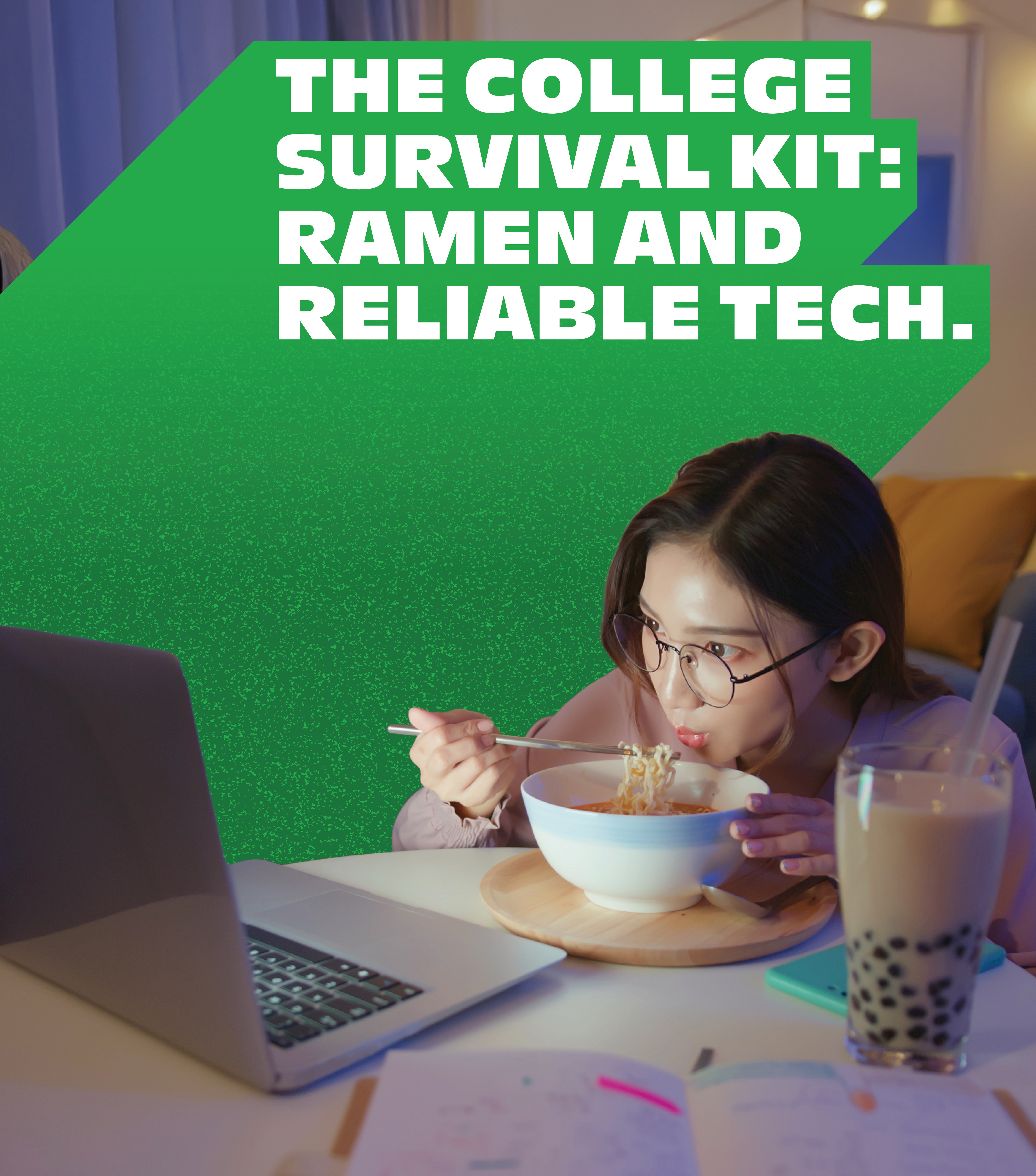 The College Survival Kit: Ramen and Reliable Tech