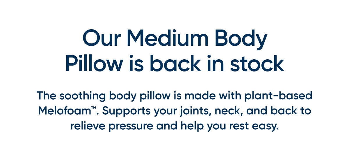 Medium Body Pillow