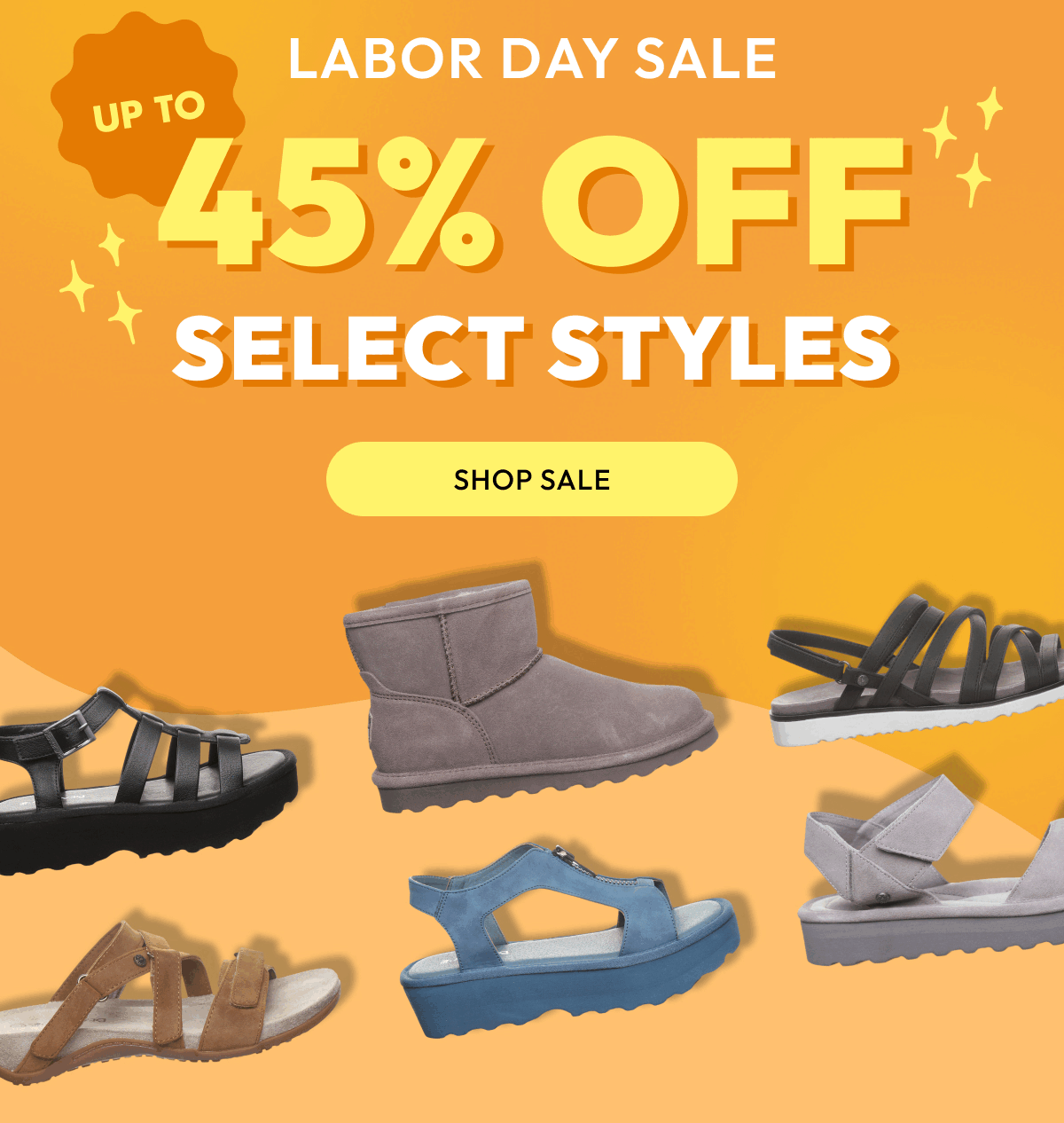 45% Off Select Styles