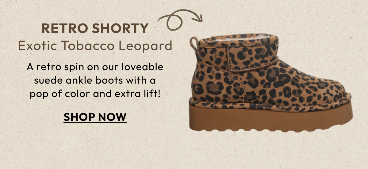 Retro Shorty Exotic Tobacco Leopard