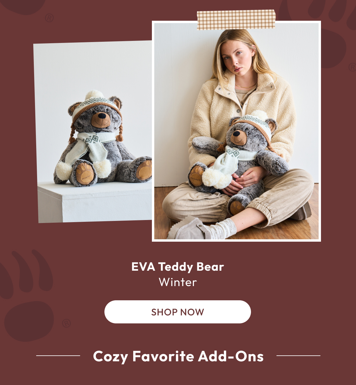 EVA Teddy Bear Winter