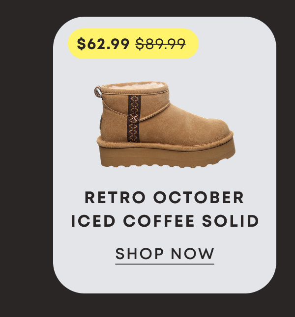 Retro October Iced Coffee Solid