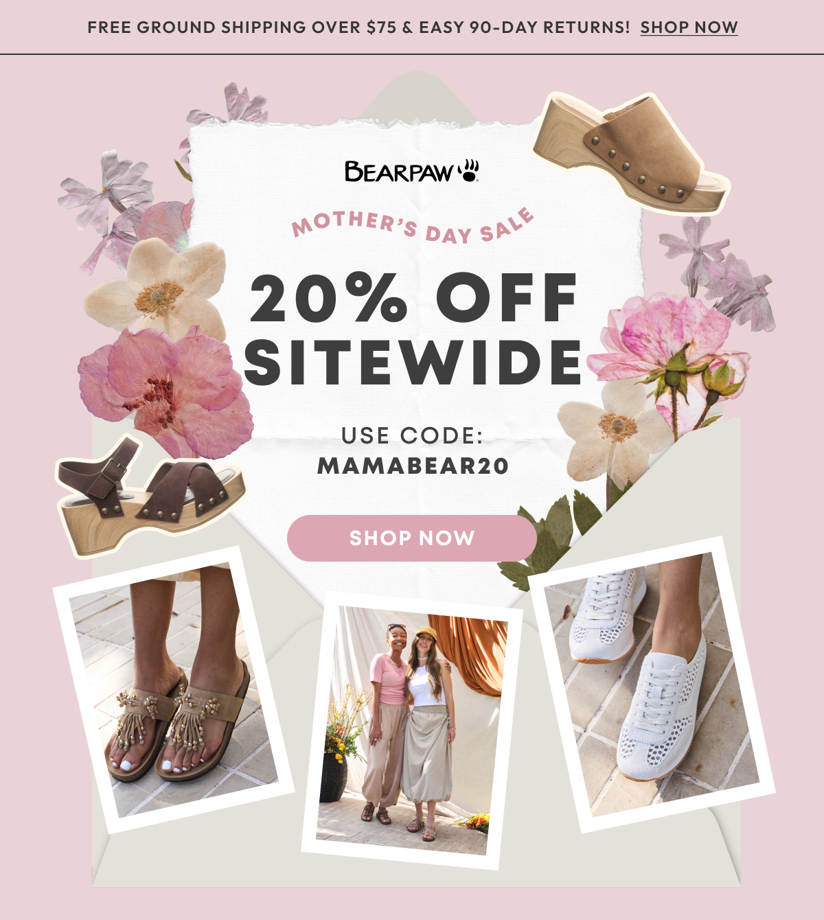 Mother's Day Sale - 20% Off Sitewide