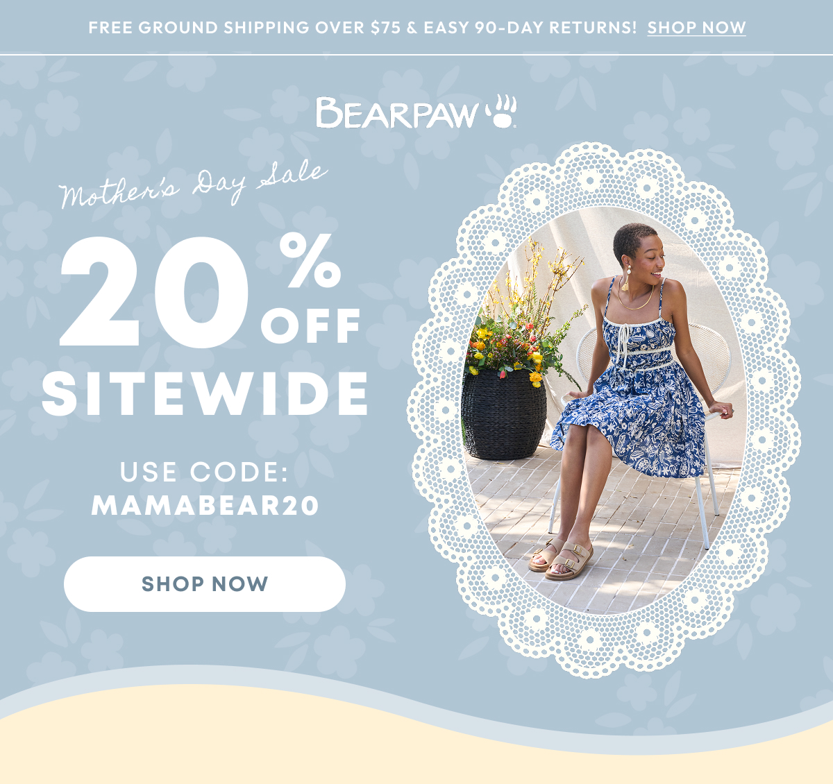 Mother's Day Sale - 20% Off Sitewide