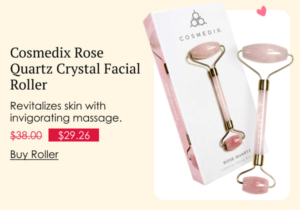 Cosmedix Rose Quartz Crystal Facial Roller