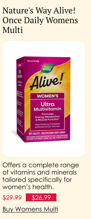 Nature's Way Alive! Once Daily Womens Multi (Ultra Potency)