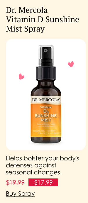 Dr. Mercola Vitamin D Sunshine Mist Spray