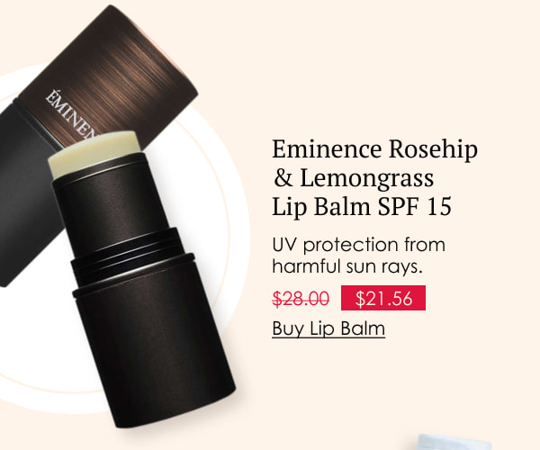 Eminence Rosehip & Lemongrass Lip Balm SPF 15